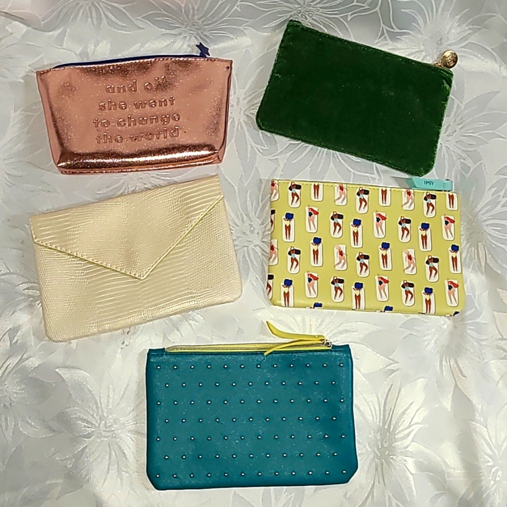 Ipsy Makeup pouches (Bundle of 5)
